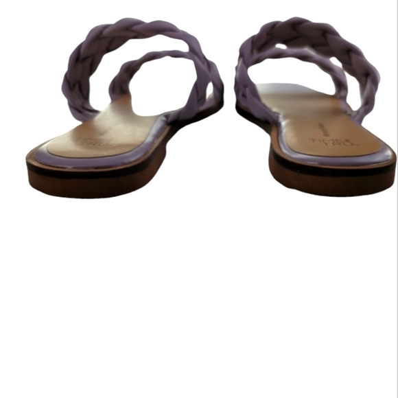 Time and Tru Purpke Braided 2 Band Sandals‎ - Picture 4 of 7